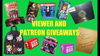 FEB GIVEAWAY 3 PATREON AND 2 VIEWER DID U WIN MYSTERY BOX LOUNGEFLY FREDDY FUNKO MARVEL CHASE [upl. by Ioyal875]