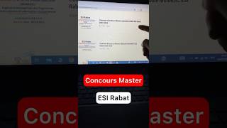 Concours Master ESI Rabat 20232024 [upl. by Atse]