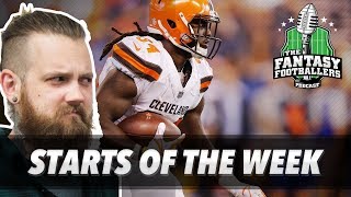 Fantasy Football 2017  Starts of the Week Week 5 Matchups Bounce Backs  Ep 451 [upl. by Gosser]