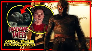 MADAME WEB  OFFICIAL TRAILER  BREAKDOWN DETAILS amp EASTER EGGS [upl. by Cacilie]