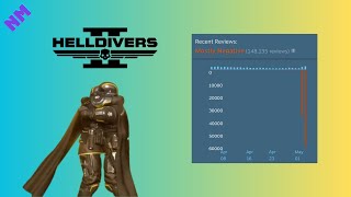 HELLDIVERS 2 reviewbombed on Steam [upl. by Atok]
