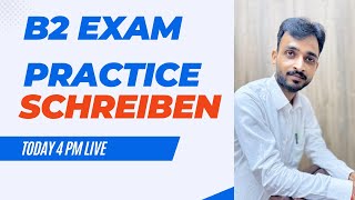 B2 GERMAN BRIEF SCHREIBEN  B2 GERMAN LETTER WRITING PRACTICE  EXAM PRACTICE [upl. by Thoma]