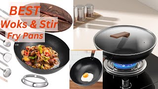 Best Wok Pan  Best 5  wok pan  Woks amp Stir Fry Pans in 2024 [upl. by Redliw353]