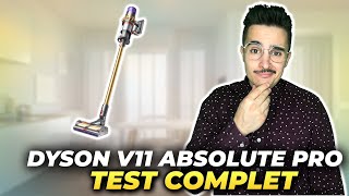 DYSON V11 ABSOLUTE PRO  Le test complet du dernier aspirateur Dyson 🧹⚡🧹 Meilleur aspirateur balai [upl. by Earahs352]