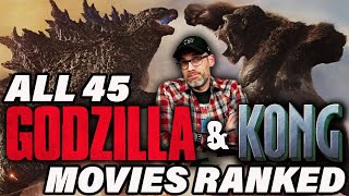 Every Godzilla amp Kong Movie Ranked [upl. by Damarra]