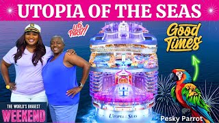 UTOPIA OF THE SEAS  MY HONEST REVIEW  WORLDS NEWEST CRUISE SHIP  ROYAL CARIBBEAN [upl. by Zenitram]