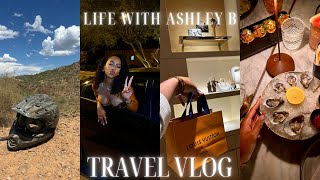 TRAVEL VLOG  48 HOURS IN SCOTTSDALEAZ🏜️ATV’s ALMOST KILLED US☠️ SHOPPING  DINNER AT TOCA MADERA [upl. by Gnilrets]