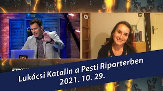 Lukácsi Katalin a Pesti Riporter vendége Pesti TV  2021 október 29 [upl. by Lacram]