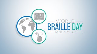 Happy World Braille Day from Freedom Scientific [upl. by Ayimat]