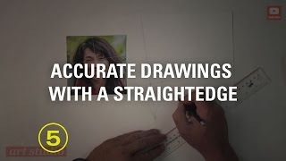 Accurately Lay Out a Drawing Using quotTriangulationquot Drawing Accurately 2 [upl. by Yenalem]