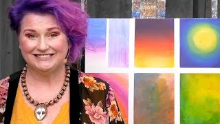 How to blend Acrylics like oil 6 Easy ways 😻👍✍️  TheArtSherpa [upl. by Cinelli]