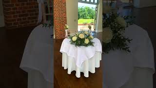 A beautiful floral archway with glorious weather for a civil ceremony in our Hester Ballroom 🤍 [upl. by Iznek987]