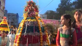 Bathukamma Festival Celebrations KukatpallyHYD [upl. by Sashenka]