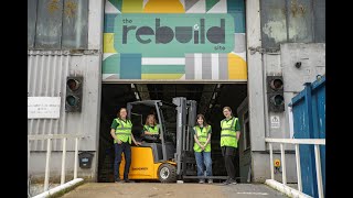 Jungheinrich UK donates Truck to The Rebuild Site [upl. by Elleda]