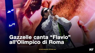 Gazzelle canta quotFlavioquot allOlimpico di Roma  HEYJUDE [upl. by Nylorac382]