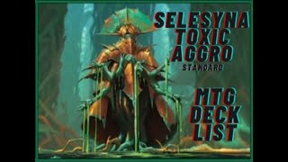 Bloomburrow Standard Selesyna Toxic Aggro MTG Arena [upl. by Tamer268]