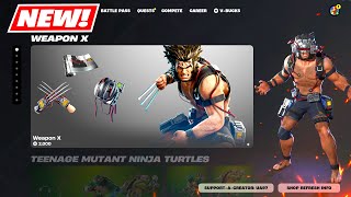 NEW Item Shop Wolverine Weapon X BUNDLE Fortnite [upl. by Donella]