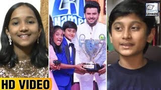 Sa Re Ga Ma Pa 2017 Winners Shreyan Bhattacharya amp Anjali Gaikwad Full Interview [upl. by Burdett]