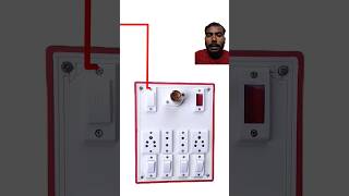 Switch board ka connection switch socket ka connection house wiring electrical wiringman viral [upl. by Nosreg]