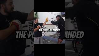 The punch practiced Vs the punch we landed boxing ufc boxingtraining mma mmafighter fighting [upl. by Llenod]