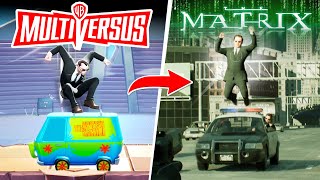 ALL Agent Smith References Secrets and Easter Eggs in Multiversus The Matrix [upl. by Ritz]