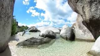 THE BATHS in Virgin Gorda BananQPcom 360 video [upl. by Drofla]