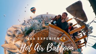 Fly in a Hot Air Balloon In Cappadocia  360° Experience in 4K [upl. by Attekram784]