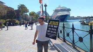 Circular Quay Sydney Australia  Gospel for tourists  Part 1  18092024 [upl. by Elizabet]