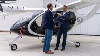 California Governor Gavin Newsom visited Joby Aviation [upl. by Reffinnej]