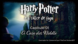 Harry Potter e o Cálice de Fogo  Capitulo 01  A Casa dos Riddle [upl. by Tnert]