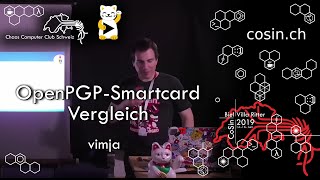 OpenPGPSmartcardVergleich  CoSin 2019 [upl. by Lorou]