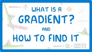 GCSE Maths  How to Find the Gradient of a Straight Line 65 [upl. by Lothar]