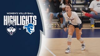 HIGHLIGHTS  UConn Volleyball vs Seton Hall [upl. by Yrovi547]