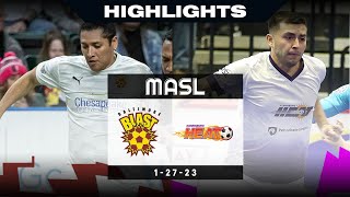 Baltimore Blast  Harrisburg Heat  12723  MASL Highlights 23 [upl. by Glover]