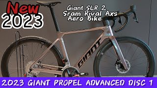 2023 GIANT PROPEL ADVANCED DISC 1 XS  WEIGHT  GIANT SLR 2 WHEELSET AND SRAM RIVAL AXS  Php215000 [upl. by Everard]