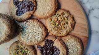 Keto Tahini Cookies The 5 Ingredient Easy and Super Versatile Cookie Recipe [upl. by Prosper]