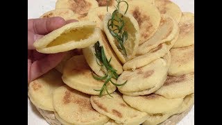 عجينة بطبوط ناجح بطريقة مبسطة مع نصائح لنجاحه واسرار انتفاخه Batbout Recette Marocaine [upl. by Marston]