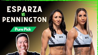 UFC 307  Carla Esparza vs Tecia Pennington 2 PREDICTION [upl. by Kipp]