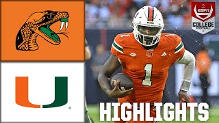 Florida AampM Rattlers vs Miami Hurricanes  Full Game Highlights  ESPN College Football [upl. by Uzial]