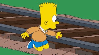 BART SE ACCIDENTA EN EL TREN LOS SIMPSON CAPITULOS COMPLETOS [upl. by Ivon695]