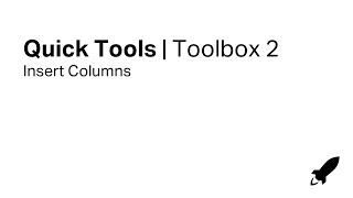 Accelerate Excel  Quick Tools  Toolbox 2  Insert Columns [upl. by Orr]