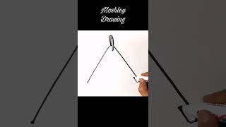 Drawing a Triangle Musical Instrument shorts [upl. by Bryce]