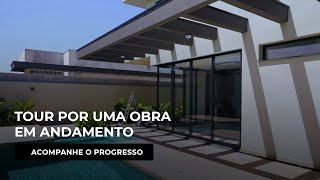 Como é Uma Obra Residencial de Perto  Tour Completo [upl. by Assir]