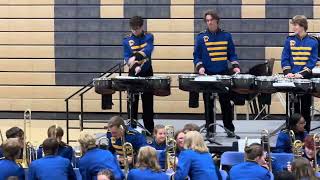 Wayzata Marching Band Indoor Concert Power Beat [upl. by Chappy271]