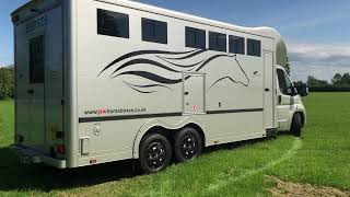 The Cleveland Two 5ton Horsebox  Living by JSW Horseboxes [upl. by Ahseral815]