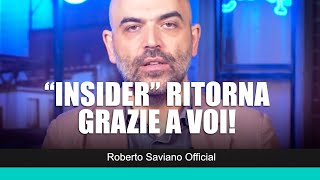 Insider torna in onda insieme abbiamo costretto la Rai a togliere la censura [upl. by Ilke]