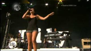 HQ Lily Allen  Back To The Start V Festival 22nd August 2009 [upl. by Sadye]