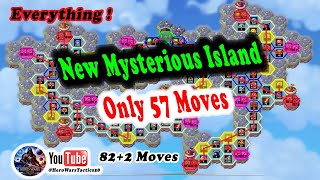 New Mysterious Island Map  All Best Shortest Paths  March  Hero Wars Dominion Era [upl. by Hal]