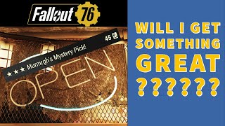 Spending 4K Scrip on LEGENDARY Mystery Pick The Purveyor  Fallout 76 OneWasteland [upl. by Yedok921]