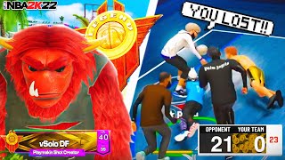 I UNLOCKED The UGLIEST MASCOT in NBA 2K22  Losing MY LEVEL 40 GAME w RANDOMS Sold On Purpose [upl. by Verna584]